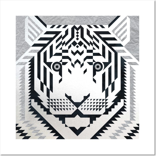 White Tiger Wall Art by Scott Partridge